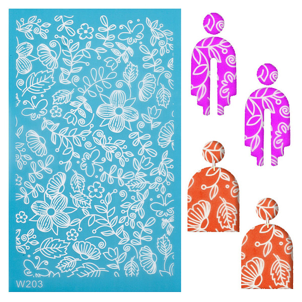 PandaHall CREATCABIN Flower Silk Screen for Polymer Clay Reusable Silkscreen Printing Working with Clay Earrings Polymer Screen Print on...
PandaHall CREATCABIN Flower Silk Screen for Polymer Clay Reusable Silkscreen Printing Working with Clay Earrings Polymer Screen Print on...