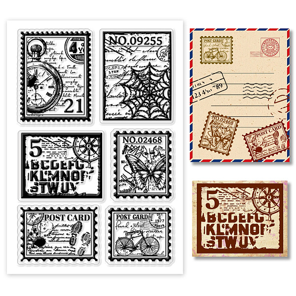 PandaHall PH Vintage Stamp Clear Stamps Postage Postcards Clear Stamp Transparent Seals Stamps Silicone Clear Stamp for Cards Making Photo...
PandaHall PH Vintage Stamp Clear Stamps Postage Postcards Clear Stamp Transparent Seals Stamps Silicone Clear Stamp for Cards Making Photo...