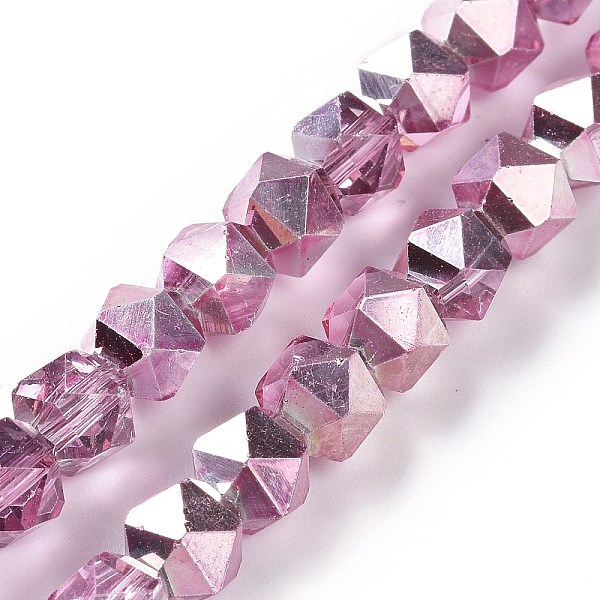 PandaHall Transparent Glass Beads Strands, Polygon, Flamingo, 7mm, Hole: 1.2mm, about 68pcs/strand, 19.29''~19.69''(49~50cm) Glass Polygon..., Pink
PandaHall Transparent Glass Beads Strands, Polygon, Flamingo, 7mm, Hole: 1.2mm, about 68pcs/strand, 19.29''~19.69''(49~50cm) Glass Polygon..., Pink