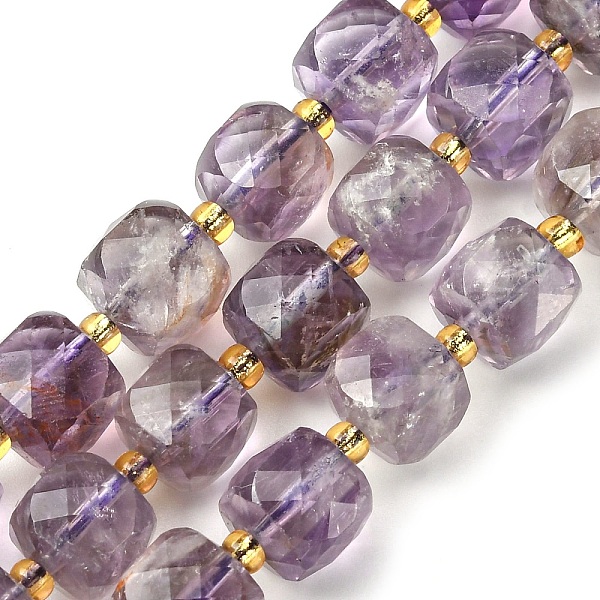 PandaHall Natural Amethyst Beads Strands, with Seed Beads, Faceted Cube, 8~9x8~9x8~9mm, Hole: 0.9~1mm, about 35~39pcs/strand...
PandaHall Natural Amethyst Beads Strands, with Seed Beads, Faceted Cube, 8~9x8~9x8~9mm, Hole: 0.9~1mm, about 35~39pcs/strand...