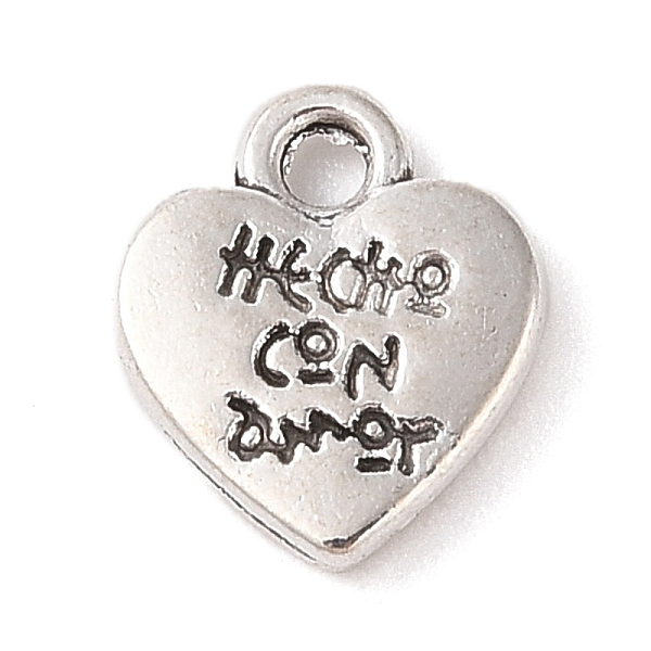 PandaHall Tibetan Style Alloy Charms, Cadmium Free & Lead Free, Heart, Antique Silver, 12.5x10.5x2mm, Hole: 1.8mm, about 1162pcs/1000g Alloy...
PandaHall Tibetan Style Alloy Charms, Cadmium Free & Lead Free, Heart, Antique Silver, 12.5x10.5x2mm, Hole: 1.8mm, about 1162pcs/1000g Alloy...