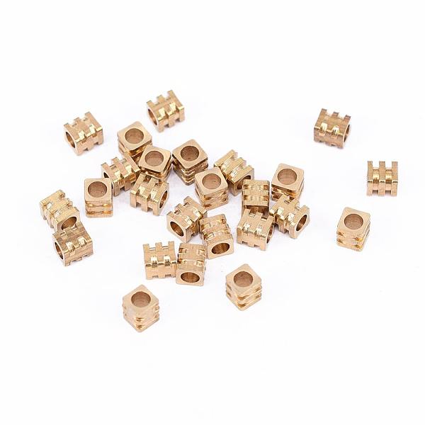 PandaHall Brass Spacer Beads, Nickel Free, Cube, Raw(Unplated), 3.5x3mm, Hole: 2mm Brass Cube
PandaHall Brass Spacer Beads, Nickel Free, Cube, Raw(Unplated), 3.5x3mm, Hole: 2mm Brass Cube