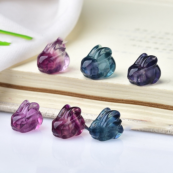 PandaHall Natural Fluorite Home Display Decorations, 3D Rabbit, 16x12mm Fluorite Rabbit
PandaHall Natural Fluorite Home Display Decorations, 3D Rabbit, 16x12mm Fluorite Rabbit