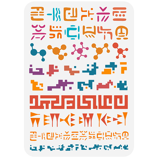 PandaHall FINGERINSPIRE Alien Languages Painting Stencil 8.3x11.7inch Geometry Border Stencil Alien Text Border Stencil Decorative Floral...
PandaHall FINGERINSPIRE Alien Languages Painting Stencil 8.3x11.7inch Geometry Border Stencil Alien Text Border Stencil Decorative Floral...