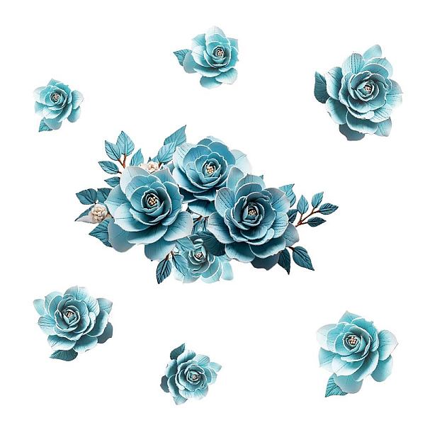 PandaHall SUPERDANT Blue Flower Wall Stickers 3D Flowers Wall Decal with Branches Leaves Vinyl Wall Decor for Living Room Girls Room Nursery...
PandaHall SUPERDANT Blue Flower Wall Stickers 3D Flowers Wall Decal with Branches Leaves Vinyl Wall Decor for Living Room Girls Room Nursery...