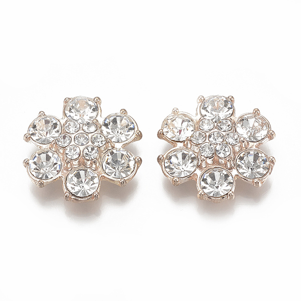 PandaHall Alloy Cabochons, with Rhinestone, Flower, Crystal, Crystal, 26.5x25.5x8mm Alloy+Rhinestone Flower Clear
PandaHall Alloy Cabochons, with Rhinestone, Flower, Crystal, Crystal, 26.5x25.5x8mm Alloy+Rhinestone Flower Clear