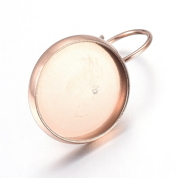 PandaHall Ion Plating(IP) Stainless Steel Leverback Earring Settings, Flat Round, Real Rose Gold Plated, Tray: 12mm, 20x14mm, Pin: 0.7mm...
PandaHall Ion Plating(IP) Stainless Steel Leverback Earring Settings, Flat Round, Real Rose Gold Plated, Tray: 12mm, 20x14mm, Pin: 0.7mm...