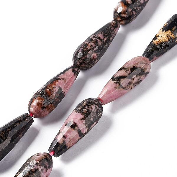 PandaHall Natural Rhodonite Beads Strands, Faceted, Teardrop, 28~30x9.5~10.5mm, Hole: 1.2mm, about 13pcs/strand, 14.65''~15.39''...
PandaHall Natural Rhodonite Beads Strands, Faceted, Teardrop, 28~30x9.5~10.5mm, Hole: 1.2mm, about 13pcs/strand, 14.65''~15.39''...