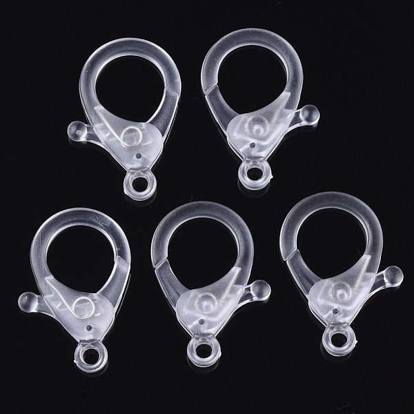 PandaHall Plastic Lobster Claw Clasps, Clear, 35x24.5x6mm, Hole: 3mm Plastic Others Clear
PandaHall Plastic Lobster Claw Clasps, Clear, 35x24.5x6mm, Hole: 3mm Plastic Others Clear