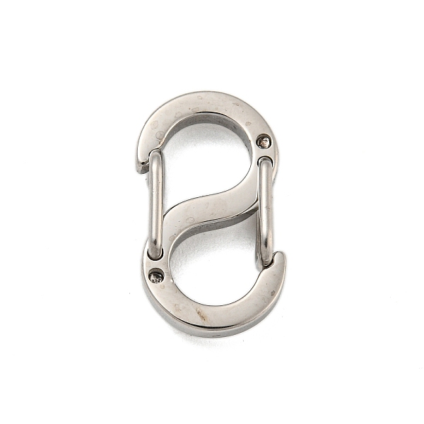 PandaHall 304 Stainless Steel S Shaped Carabiner, Keychain Clasps, Stainless Steel Color, 18.5x11x4.5mm 304 Stainless Steel Letter S
PandaHall 304 Stainless Steel S Shaped Carabiner, Keychain Clasps, Stainless Steel Color, 18.5x11x4.5mm 304 Stainless Steel Letter S