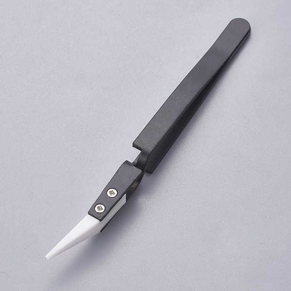 PandaHall Stainless Steel Beading Tweezers, with Porcelain, Gunmetal & Stainless Steel Color, 13.4~13.5x0.95cm Stainless Steel White
PandaHall Stainless Steel Beading Tweezers, with Porcelain, Gunmetal & Stainless Steel Color, 13.4~13.5x0.95cm Stainless Steel White