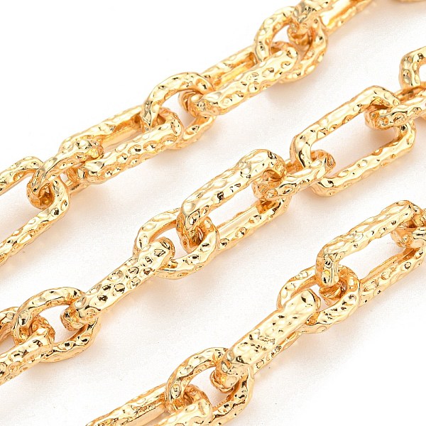 PandaHall Alloy Textured Oval Link Chains, Unwelded, with Spool, Real 18K Gold Plated, 13.8x7.8x3mm, about 3.28 Feet(1m)/Roll Alloy
PandaHall Alloy Textured Oval Link Chains, Unwelded, with Spool, Real 18K Gold Plated, 13.8x7.8x3mm, about 3.28 Feet(1m)/Roll Alloy