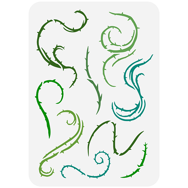 PandaHall Plastic Hollow Out Drawing Painting Stencils Templates, for Painting on Scrapbook Fabric Tiles Floor Furniture Wood, Vine...
PandaHall Plastic Hollow Out Drawing Painting Stencils Templates, for Painting on Scrapbook Fabric Tiles Floor Furniture Wood, Vine...