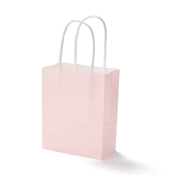 PandaHall Rectangle Paper Bags, with Handles, for Gift Bags and Shopping Bags, Misty Rose, 15x12x5.9cm, Fold: 15x12x0.2cm Paper None
PandaHall Rectangle Paper Bags, with Handles, for Gift Bags and Shopping Bags, Misty Rose, 15x12x5.9cm, Fold: 15x12x0.2cm Paper None