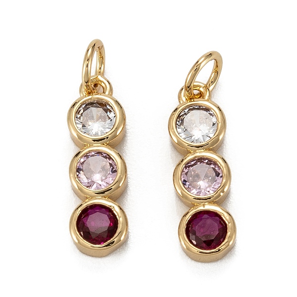 PandaHall Brass Cubic Zirconia Pendants, with Jump Ring, Long-Lasting Plated, Lead Free & Cadmium Free, Round, Real 18K Gold Plated...
PandaHall Brass Cubic Zirconia Pendants, with Jump Ring, Long-Lasting Plated, Lead Free & Cadmium Free, Round, Real 18K Gold Plated...