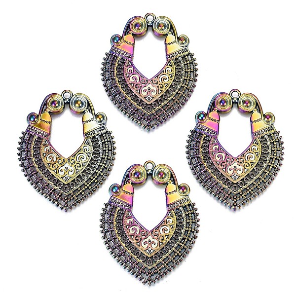 PandaHall Alloy Pendants, Cadmium Free & Lead Free, Rainbow Color, 47.5x37x2.5mm, Hole: 2mm Alloy Others
PandaHall Alloy Pendants, Cadmium Free & Lead Free, Rainbow Color, 47.5x37x2.5mm, Hole: 2mm Alloy Others