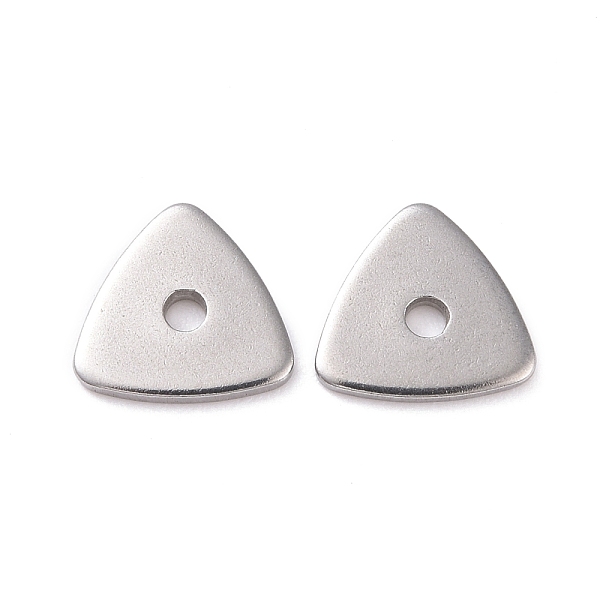 PandaHall 304 Stainless Steel Beads, Triangle, Stainless Steel Color, 8x8x1mm, Hole: 1.5mm 304 Stainless Steel Triangle
PandaHall 304 Stainless Steel Beads, Triangle, Stainless Steel Color, 8x8x1mm, Hole: 1.5mm 304 Stainless Steel Triangle