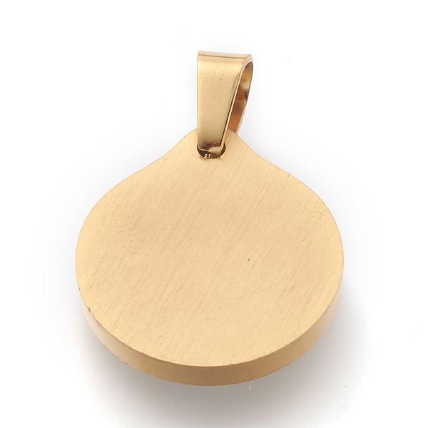 PandaHall 304 Stainless Steel Pendants, with Shell, Flat Round with Alphabet, Golden, Letter.O, 20.5x18x2.5mm, Hole: 7x4mm Stainless...
PandaHall 304 Stainless Steel Pendants, with Shell, Flat Round with Alphabet, Golden, Letter.O, 20.5x18x2.5mm, Hole: 7x4mm Stainless...