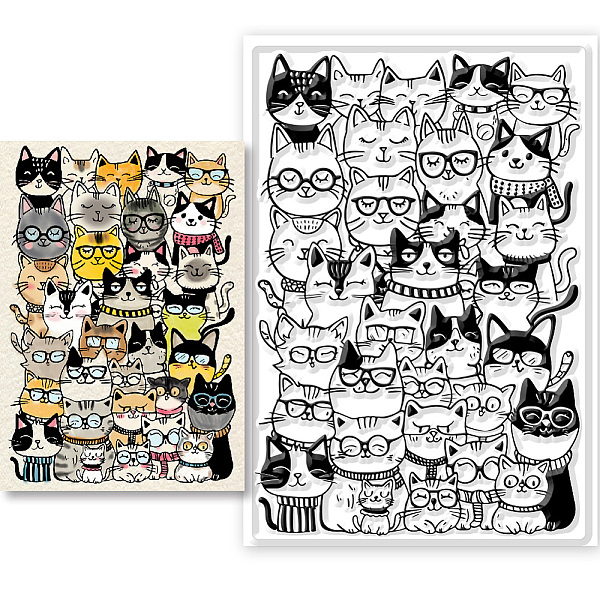 PandaHall Custom PVC Plastic Clear Stamps, for DIY Scrapbooking, Photo Album Decorative, Cards Making, Cat Shape, 160x110mm Plastic Cat...
PandaHall Custom PVC Plastic Clear Stamps, for DIY Scrapbooking, Photo Album Decorative, Cards Making, Cat Shape, 160x110mm Plastic Cat...