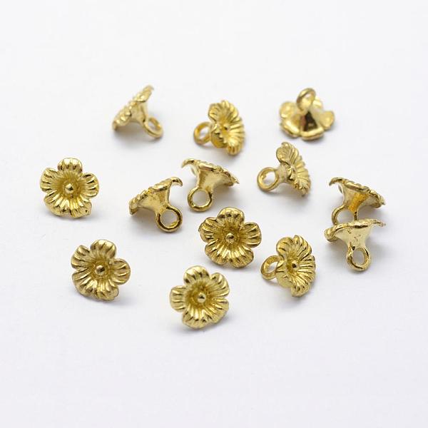 PandaHall Brass Pendants, Lead Free & Cadmium Free & Nickel Free, Flower, Raw(Unplated), 6.5x7mm, Hole: 2mm Brass Flower
PandaHall Brass Pendants, Lead Free & Cadmium Free & Nickel Free, Flower, Raw(Unplated), 6.5x7mm, Hole: 2mm Brass Flower