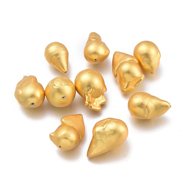 PandaHall Natural Baroque Pearl Cultured Freshwater Pearl Beads, Golden Plated, Nuggets, 18.5~26.5x13~16mm, Hole: 0.8mm Pearl Nuggets
PandaHall Natural Baroque Pearl Cultured Freshwater Pearl Beads, Golden Plated, Nuggets, 18.5~26.5x13~16mm, Hole: 0.8mm Pearl Nuggets