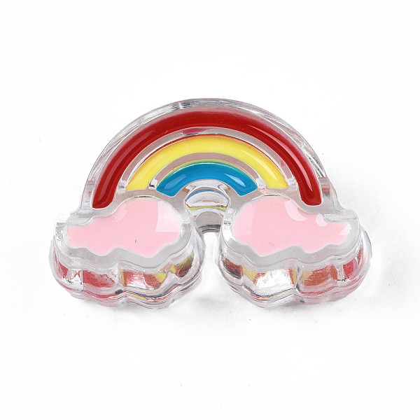 PandaHall Transparent Acrylic Enamel Beads, Rainbow, Pink, 16x26x9mm, Hole: 3.5mm Acrylic Rainbow Pink
PandaHall Transparent Acrylic Enamel Beads, Rainbow, Pink, 16x26x9mm, Hole: 3.5mm Acrylic Rainbow Pink