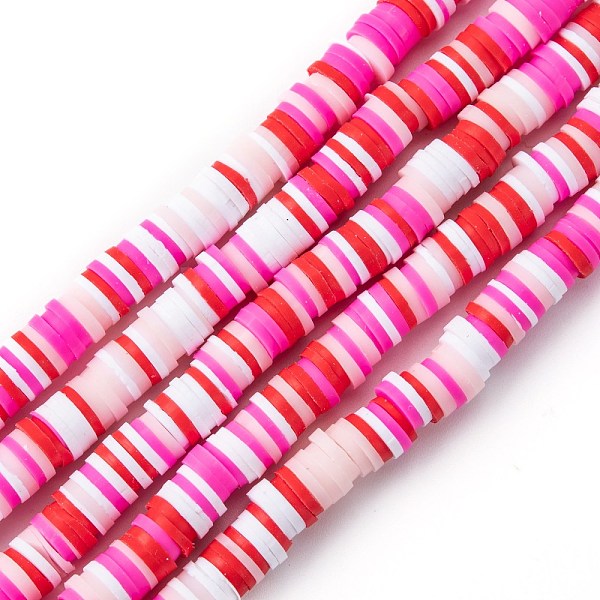 PandaHall Handmade Polymer Clay Beads Strands, for DIY Jewelry Crafts Supplies, Heishi Beads, Disc/Flat Round, Deep Pink, 6x0.5~1mm, Hole...
PandaHall Handmade Polymer Clay Beads Strands, for DIY Jewelry Crafts Supplies, Heishi Beads, Disc/Flat Round, Deep Pink, 6x0.5~1mm, Hole...