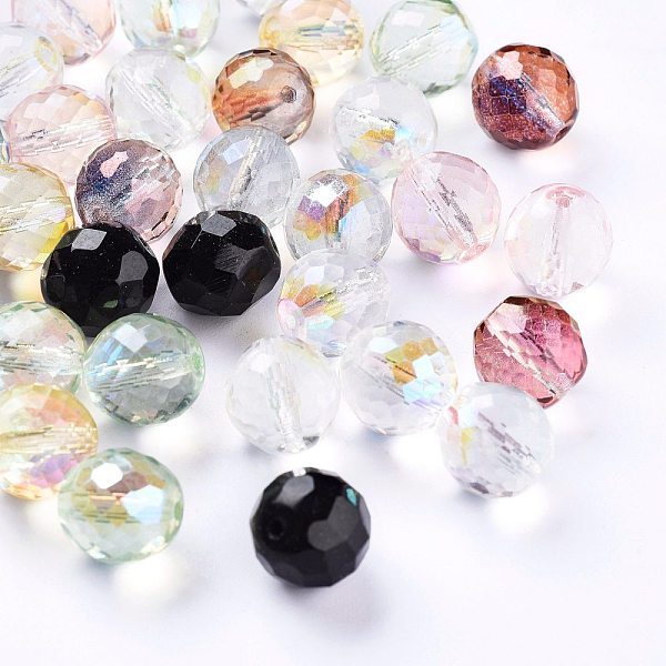 PandaHall Electroplated Czech Glass Beads, Rainbow Plated, Faceted, Round, Mixed Color, 11.5mm, Hole: 1.4mm, about 60pcs/bag Czech Glass..., Multicolor
PandaHall Electroplated Czech Glass Beads, Rainbow Plated, Faceted, Round, Mixed Color, 11.5mm, Hole: 1.4mm, about 60pcs/bag Czech Glass..., Multicolor