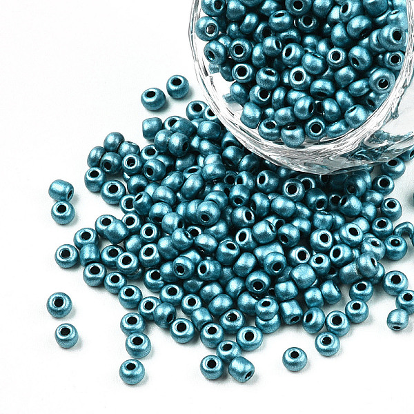 PandaHall 8/0 Baking Paint Glass Seed Beads, Round Hole, Round, Prussian Blue, 3~3.5x2mm, Hole: 1~1.2mm, about 10000Pcs/pound Glass
PandaHall 8/0 Baking Paint Glass Seed Beads, Round Hole, Round, Prussian Blue, 3~3.5x2mm, Hole: 1~1.2mm, about 10000Pcs/pound Glass