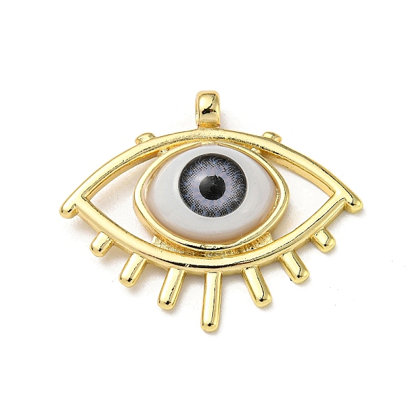 PandaHall Real 18K Gold Plated Brass Pendants, with Acrylic, Evil Eye Charms, Steel Blue, 26x31x7mm, Hole: 2.5mm Brass+Acrylic Evil Eye
PandaHall Real 18K Gold Plated Brass Pendants, with Acrylic, Evil Eye Charms, Steel Blue, 26x31x7mm, Hole: 2.5mm Brass+Acrylic Evil Eye