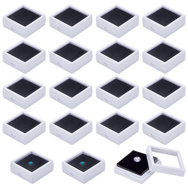 PandaHall BENECREAT 24 Pack Gemstone Display Box White Diamond Display Case Jewelry Box Container with Clear Glass Window for Treat, Gems...
PandaHall BENECREAT 24 Pack Gemstone Display Box White Diamond Display Case Jewelry Box Container with Clear Glass Window for Treat, Gems...