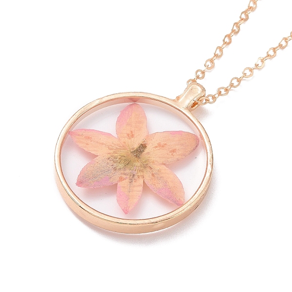 PandaHall Dry Pressed Real Flower Resin Pendant Necklace, Light Gold Alloy Choker Necklace for Women, Pink, 19.69 inch~20.47 inch(50~52cm)...
PandaHall Dry Pressed Real Flower Resin Pendant Necklace, Light Gold Alloy Choker Necklace for Women, Pink, 19.69 inch~20.47 inch(50~52cm)...