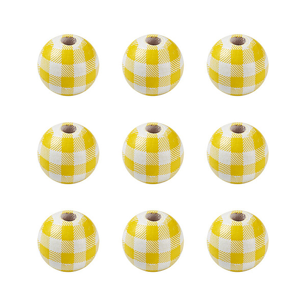 PandaHall Natural Wooden Beads, Plaid Beads, Tartan Pattern, Round, Yellow, 5/8 inch(16mm), Hole: 4mm Wood Round Yellow
PandaHall Natural Wooden Beads, Plaid Beads, Tartan Pattern, Round, Yellow, 5/8 inch(16mm), Hole: 4mm Wood Round Yellow
