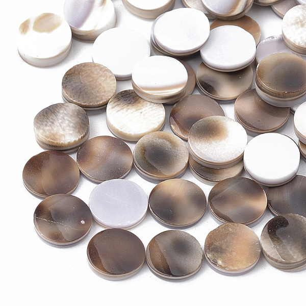 PandaHall Tiger Cowrie Shell Cabochons, Flat Round, Camel, 10.5~11x1~2.5mm Shell Flat Round Brown
PandaHall Tiger Cowrie Shell Cabochons, Flat Round, Camel, 10.5~11x1~2.5mm Shell Flat Round Brown