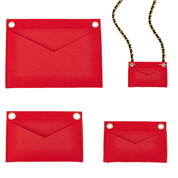 PandaHall WADORN 3 Styles Felt Purse Organizer Insert, Felt Bag Handbag Organizer Bag in Bag Multi-Pocket Insert Liner Women Pochette..., Red
PandaHall WADORN 3 Styles Felt Purse Organizer Insert, Felt Bag Handbag Organizer Bag in Bag Multi-Pocket Insert Liner Women Pochette..., Red