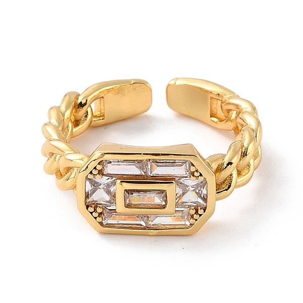 PandaHall Octagon Cubic Zirconia Signet Ring for Her, Adjustable Cuff Finger Ring, Cadmium Free & Lead Free, Real 18K Gold Plated, US Size 6...
PandaHall Octagon Cubic Zirconia Signet Ring for Her, Adjustable Cuff Finger Ring, Cadmium Free & Lead Free, Real 18K Gold Plated, US Size 6...