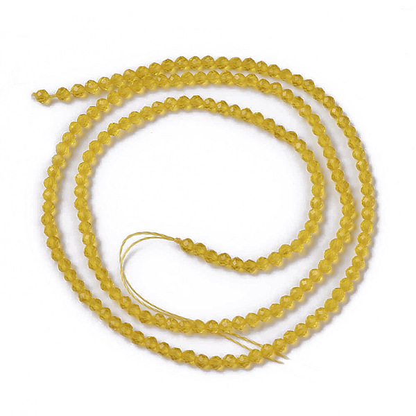 PandaHall Glass Beads Strands, Faceted, Round, Gold, 1.5~2x2mm, Hole: 0.2mm, about 178~186pcs/strand, 14.5~15.5 inch(36~39cm) Glass Round...
PandaHall Glass Beads Strands, Faceted, Round, Gold, 1.5~2x2mm, Hole: 0.2mm, about 178~186pcs/strand, 14.5~15.5 inch(36~39cm) Glass Round...