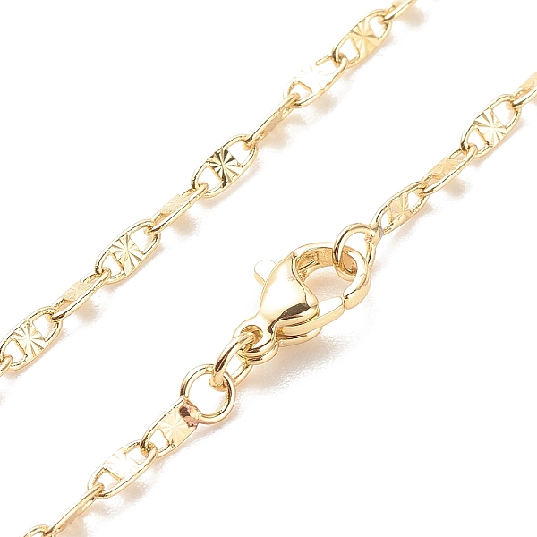 PandaHall Brass Oval Link Chains Necklace for Women, Cadmium Free & Lead Free, Real 18K Gold Plated, 17.72 inch(45cm) Brass
PandaHall Brass Oval Link Chains Necklace for Women, Cadmium Free & Lead Free, Real 18K Gold Plated, 17.72 inch(45cm) Brass