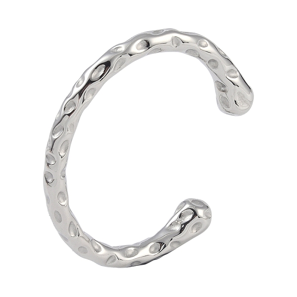 PandaHall 304 Stainless Steel Open Cuff Textured Bangles for Women, Stainless Steel Color, Inner Diameter: 1-7/8x2-3/8 inch(4.7x5.9cm) 304...
PandaHall 304 Stainless Steel Open Cuff Textured Bangles for Women, Stainless Steel Color, Inner Diameter: 1-7/8x2-3/8 inch(4.7x5.9cm) 304...