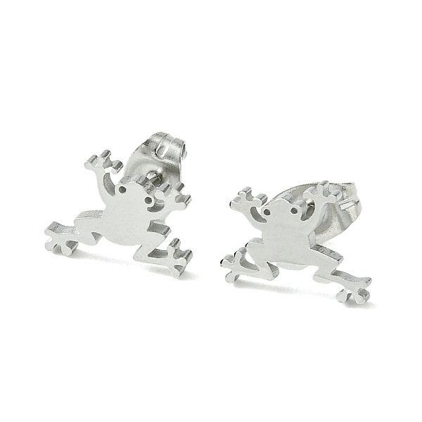 PandaHall Cute Little Animal Theme 304 Stainless Steel Stud Earrings, Frog, 8.5x10mm 304 Stainless Steel Frog
PandaHall Cute Little Animal Theme 304 Stainless Steel Stud Earrings, Frog, 8.5x10mm 304 Stainless Steel Frog
