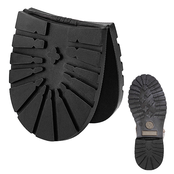 PandaHall Anti Skid Rubber Shoes Bottom Heel Sole, Wear Resistant Raised Grain Repair Sole Pad for Boots, Leather Shoes, Black, 165x73x6mm...
PandaHall Anti Skid Rubber Shoes Bottom Heel Sole, Wear Resistant Raised Grain Repair Sole Pad for Boots, Leather Shoes, Black, 165x73x6mm...