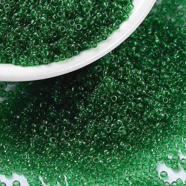 PandaHall MIYUKI Round Rocailles Beads, Japanese Seed Beads, 15/0, (RR158) Transparent Olive, 15/0, 1.5mm, Hole: 0.7mm, about 5555pcs/10g..., Green
PandaHall MIYUKI Round Rocailles Beads, Japanese Seed Beads, 15/0, (RR158) Transparent Olive, 15/0, 1.5mm, Hole: 0.7mm, about 5555pcs/10g..., Green