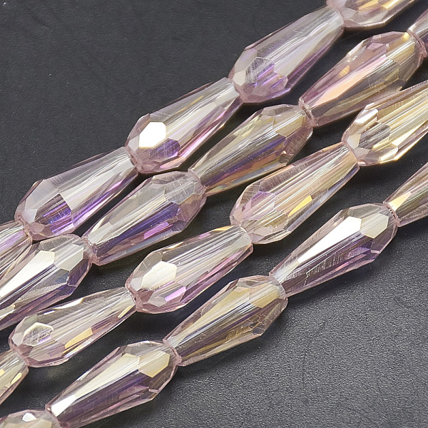 PandaHall Electroplate Glass Beads Strands, Faceted Teardrop, Pink, 9~9.5x4mm, Hole: 1mm, about 72pcs/strand, 25.98 inch Glass Teardrop Pink
PandaHall Electroplate Glass Beads Strands, Faceted Teardrop, Pink, 9~9.5x4mm, Hole: 1mm, about 72pcs/strand, 25.98 inch Glass Teardrop Pink