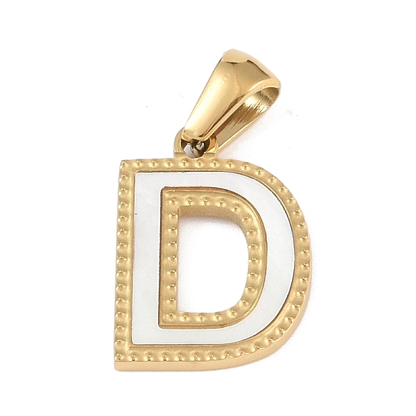 PandaHall Natural White Shell Alphabet Pendants, Ion Plating(IP) Real 18K Gold Plated 304 Stainless Steel Charms, Letter D, 17x12.5x1.5mm...
PandaHall Natural White Shell Alphabet Pendants, Ion Plating(IP) Real 18K Gold Plated 304 Stainless Steel Charms, Letter D, 17x12.5x1.5mm...