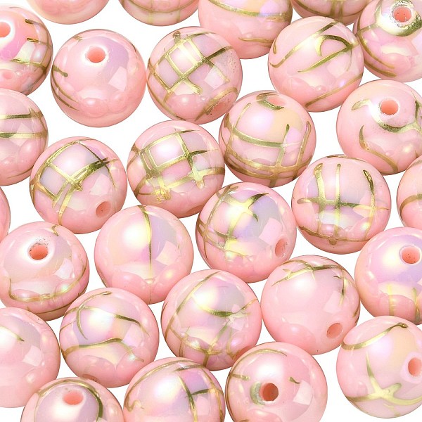 PandaHall UV Plating Rainbow Iridescent Acrylic Beads, Drawbench, Round, Pink, 15.5x15mm, Hole: 2.7mm Acrylic Round Pink
PandaHall UV Plating Rainbow Iridescent Acrylic Beads, Drawbench, Round, Pink, 15.5x15mm, Hole: 2.7mm Acrylic Round Pink