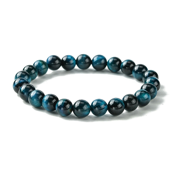 PandaHall Dyed Natural Tiger Eye Round Beaded Stretch Bracelets for Women, Inner Diameter: 2-1/2 inch(6.5cm) Tiger Eye Round
PandaHall Dyed Natural Tiger Eye Round Beaded Stretch Bracelets for Women, Inner Diameter: 2-1/2 inch(6.5cm) Tiger Eye Round
