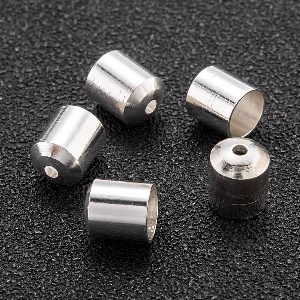 PandaHall Brass Cord End, End Caps Long-Lasting Plated, Column, 925 Sterling Silver Plated, 7x6mm, Hole: 1.4mm, Inner Diameter: 5mm Brass
PandaHall Brass Cord End, End Caps Long-Lasting Plated, Column, 925 Sterling Silver Plated, 7x6mm, Hole: 1.4mm, Inner Diameter: 5mm Brass