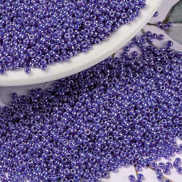 PandaHall MIYUKI Round Rocailles Beads, Japanese Seed Beads, (RR432) Opaque Cyan Blue Luster, 15/0, 1.5mm, Hole: 0.7mm, about 5555pcs/10g...
PandaHall MIYUKI Round Rocailles Beads, Japanese Seed Beads, (RR432) Opaque Cyan Blue Luster, 15/0, 1.5mm, Hole: 0.7mm, about 5555pcs/10g...
