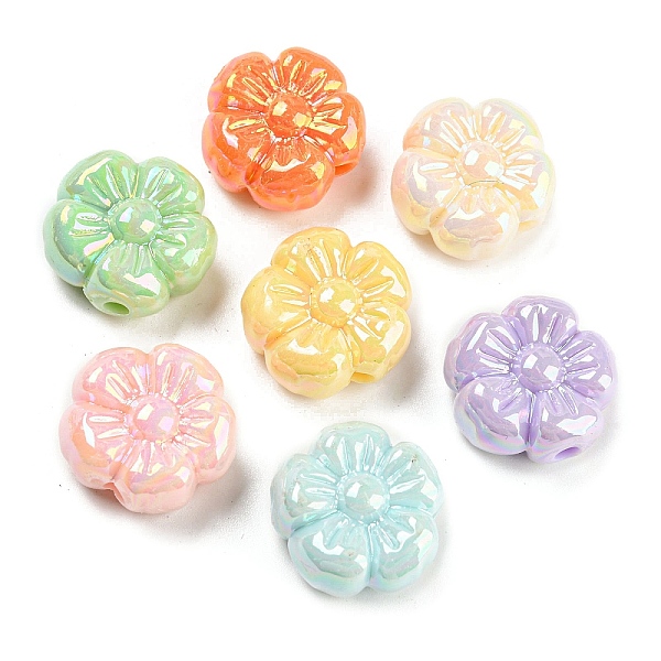 PandaHall Opaque Acrylic Beads, AB Color Plated, Flower, Mixed Color, 19x19x9.5mm, Hole: 2.8mm, about 222pcs/500g Acrylic Flower Multicolor
PandaHall Opaque Acrylic Beads, AB Color Plated, Flower, Mixed Color, 19x19x9.5mm, Hole: 2.8mm, about 222pcs/500g Acrylic Flower Multicolor