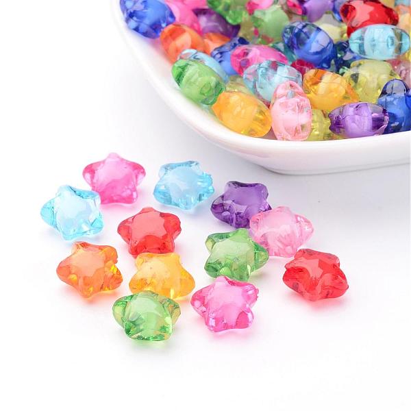 PandaHall Transparent Mixed Color Acrylic Star Beads, Bead in Bead( Ps: Round Bead Inside), 12x11x8mm, Hole: 2mm Acrylic Star Multicolor
PandaHall Transparent Mixed Color Acrylic Star Beads, Bead in Bead( Ps: Round Bead Inside), 12x11x8mm, Hole: 2mm Acrylic Star Multicolor